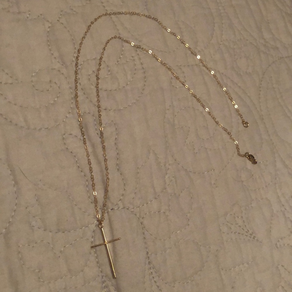 Gold Cross Necklace